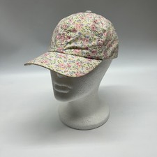 Polo Ralph Lauren Paisley Pink Pastel Floral Hat Cap Youth Girl  s Size 4-6X
