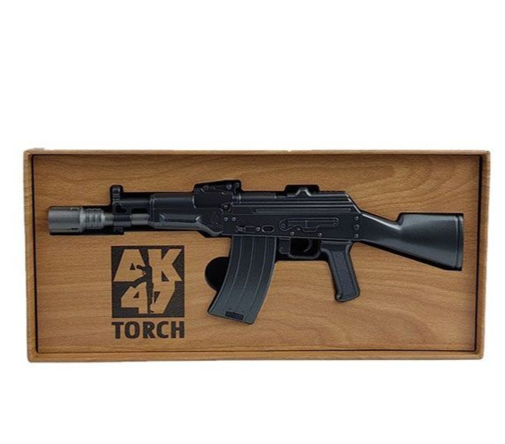 Techno Torch 9" AK-47 Torch Lighter - Refillable - Assorted Colors - FREE SHIP