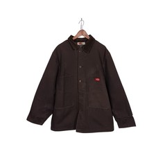 Mens Dickies Duck Canvas Corduroy Collar Work Jacket Size XL