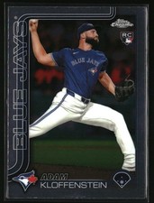 2025 Topps Chrome Adam Kloffenstein Rookie #47 RC Toronto Blue Jays