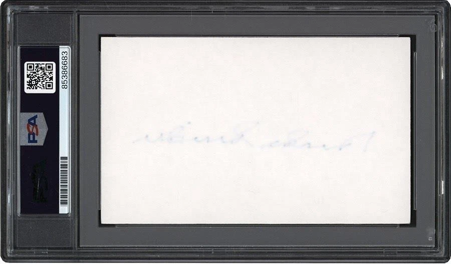 013, Duke Snider HOF, Original Autograph, Index Card, Dodgers, PSA/DNA - Image 3 of 4