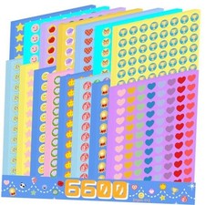 PCS Small Reward Stickers for Kids, Reward and Chore Chart Stickers 6600
