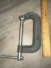 Vintage Craftsman C-clamp 66674 Malleable, Made in the USA Used.