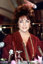 Actress Elizabeth Taylor at a London press conference 1982 Historic Old Photo
