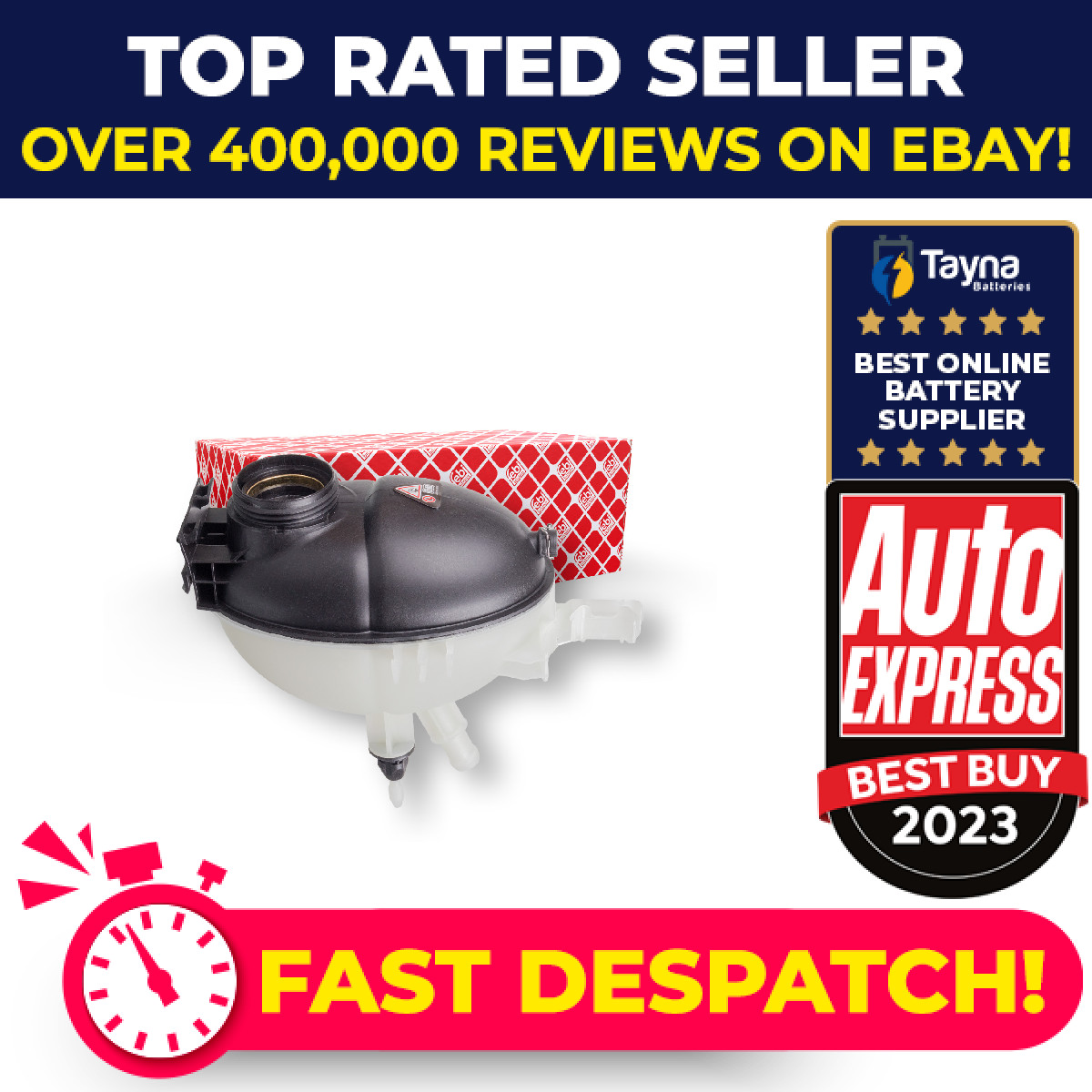 Coolant Expansion Tank fits MERCEDES CLS250 C218, X218 2.2D 11 to 17 OM651.924