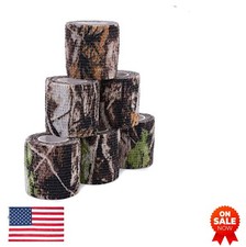 Reusable Camo Tape Wrap 5CM x 4.5M Non-Woven Self Adhesive Concealment for
