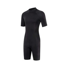 Shorty de Plongée Thermique Shorty En Néoprène Manches Courtes pour Glisse