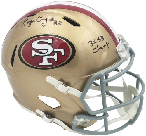 Roger Craig Signed 49ers Full Size Replica Helmet "3x SB Champs" Beckett 253258