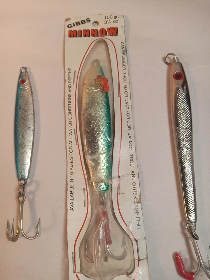 Gibbs Nortac Minnow Lure 60 克 2 盎司 100 克 3.5 盎司 4 件 Luhr Jensen D. Stinger 4.5 — 第 4/4 张图片