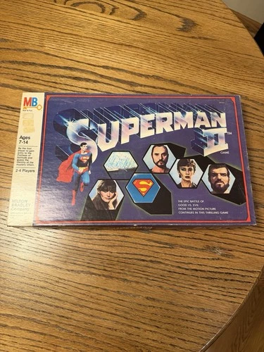 Vintage 1981 Superman II The Movie Board Game Milton Bradley Complete