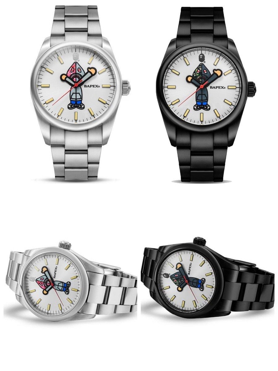 A BATHING APE TYPE 7 BAPEX SHARK SEIJIN 1L80187301 Silver/Black | eBay