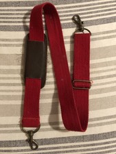 Red Adjustable Bag Strap, Removable Shoulder Strap for Duffle Bag, Shoulder Pad