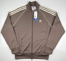 adidas Originals Adicolor Classics Superstar Track Jacket Brown JP2519 Sz Large