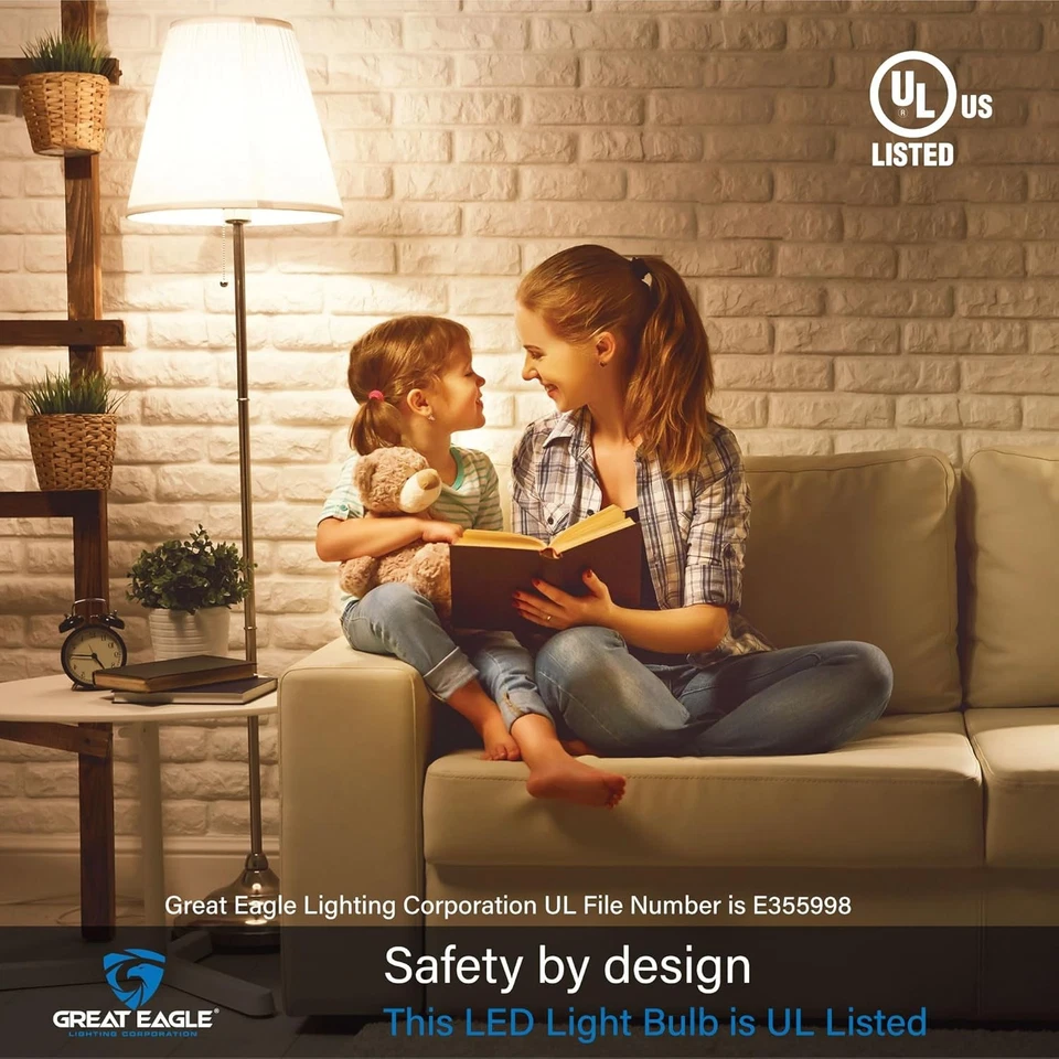 Great Eagle Lighting Corporation 40W GU24 LED Light Bulb, Warm White 2700k - Image 3 of 4