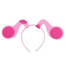 Blue Pink Dog Ears Headband Women Cartoon Headpiece Halloween Hair Accessories