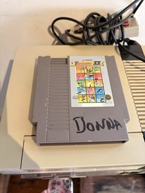 Nintendo NES-001 Console With Game And 2 Controllers