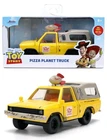 PIZZA PLANET TRUCK YELLOW WEATHERED "TOY STORY" 1/32 DIECAST MODEL BY JADA 36301