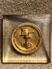 A Light to the Nations Coin 1978 Christian Broadcasting Satellite Communication 