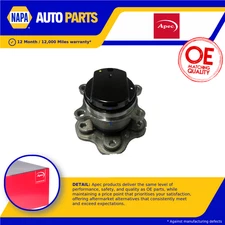 Wheel Bearing Kit fits RENAULT KADJAR 1.3 Rear 2018 on 432024EA0A Apec Quality