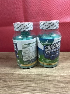 Openovomins Creatine Monohydrate Advanced Complex Blueberry Exp 11/26. 2 Pk Q1