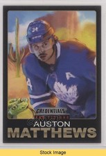 2021-22 Upper Deck Credentials Pro Visions Auston Matthews #3 READ 0n8u
