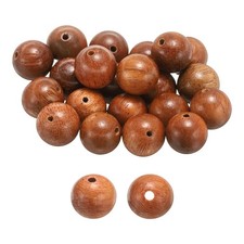 100pcs 10mm Rosewood Round Polished Wooden Loose Beads for Craft