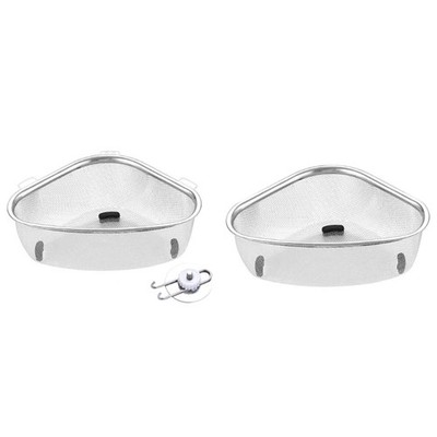 Sink Corner Filter Kitchen Drain Rack Catchers Garbage Waste Strainers