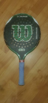 Wilson K Factor K Surge True Grit Platform Tennis Paddle - Grip Size 4 1/4