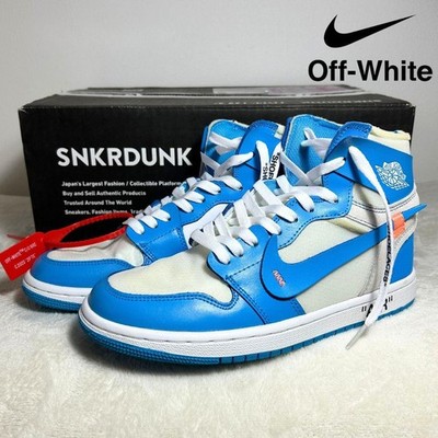 Men 8.0US Air Jordan 1 Off-White Unc | eBay