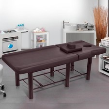 Portable Physical Therapy Massage Table - Stretching Treatment - Brown