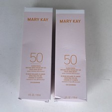 Mary Kay SPF 50 Sunscreen LOT OF 2 Broad Spectrum Face And Body 4.0 Oz 237287