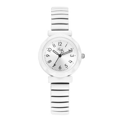 Boy Girl Candy Color Easy Read Stainless Steel Elastic Band Teenager Wrist Watch