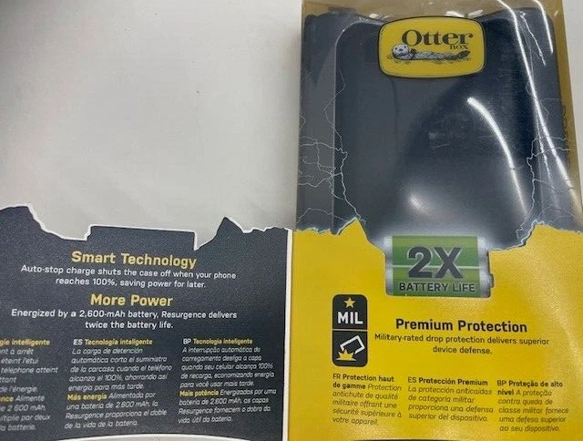 OtterBox RESURGENCE Power Case for Apple iPhone 6 - 2600mAh - BLACK - Image 3 of 4