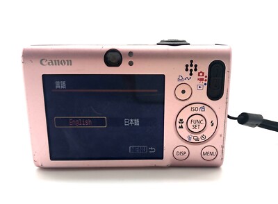 Excellent 5】 Canon IXY DIGITAL 20 IS Pink Digital Camera 8.0MP 3x
