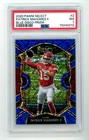 2020 Panini Select Patrick Mahomes Concourse Blue Disco Prizm /25 PSA 7