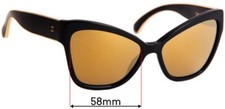 SFx Replacement Sunglass Lenses Fits Chanel 5271 - 58mm Wide