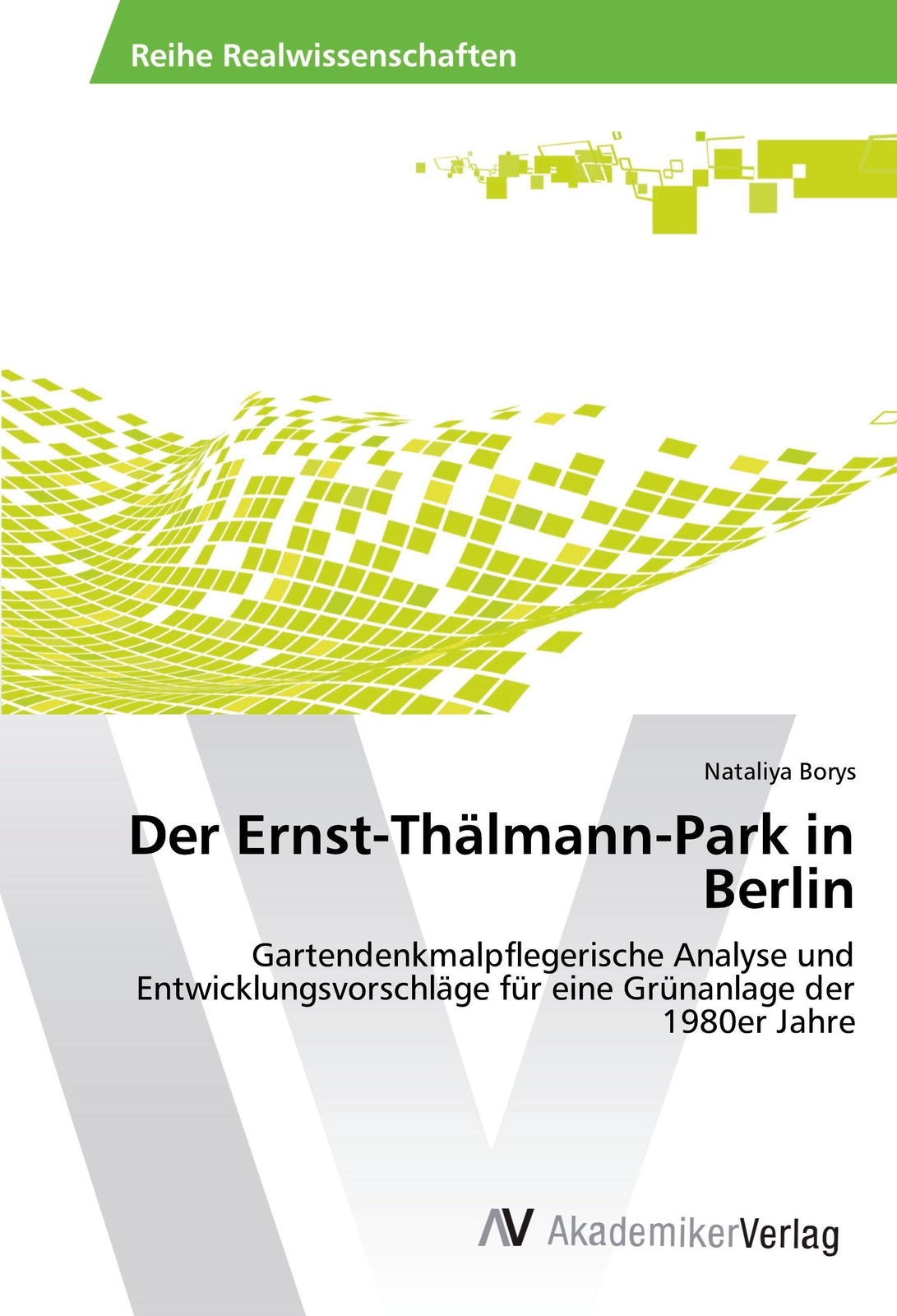 Thumbnail - Nataliya Borys | Der Ernst-thälmann-park In Berlin | Taschenbuch |