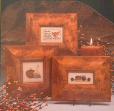 Twisted Threads Cross Stitch PATTERN only Thanksgiving Trio