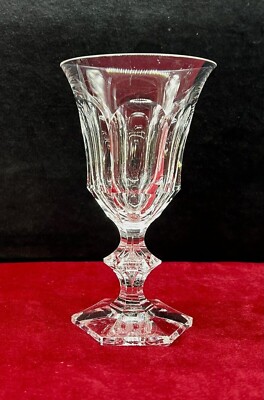VAL SAINT LAMBERT Metternich Weingläser Glass Wine Crystal Size Ribs Flat