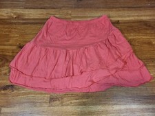 Garnet Hill Orange Red Size M Modal Blend Skirt