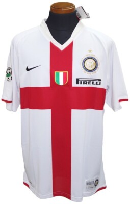 MINT INTER MILAN L 2007 2008 Centenary Away Jersey Maglia Shirt