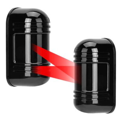 Dual Laser Detector Alarm Beam Sensor Indoor 300m Outdoor 60m Infrared Detect...