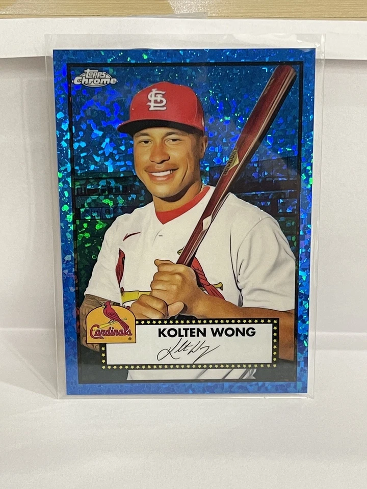 Lote numerado de 5 cartas 2022 Topps cromado /71, /499 - Imagem 4 de 4