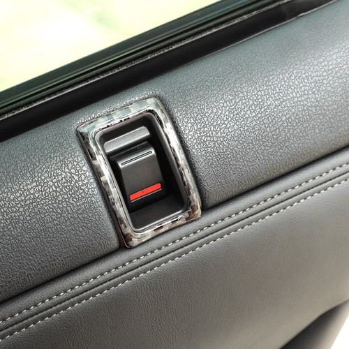 For Nissan GTR R35 2008-2016 Door Lock Pin Decorative Frame Carbon Fiber - Picture 11 of 23