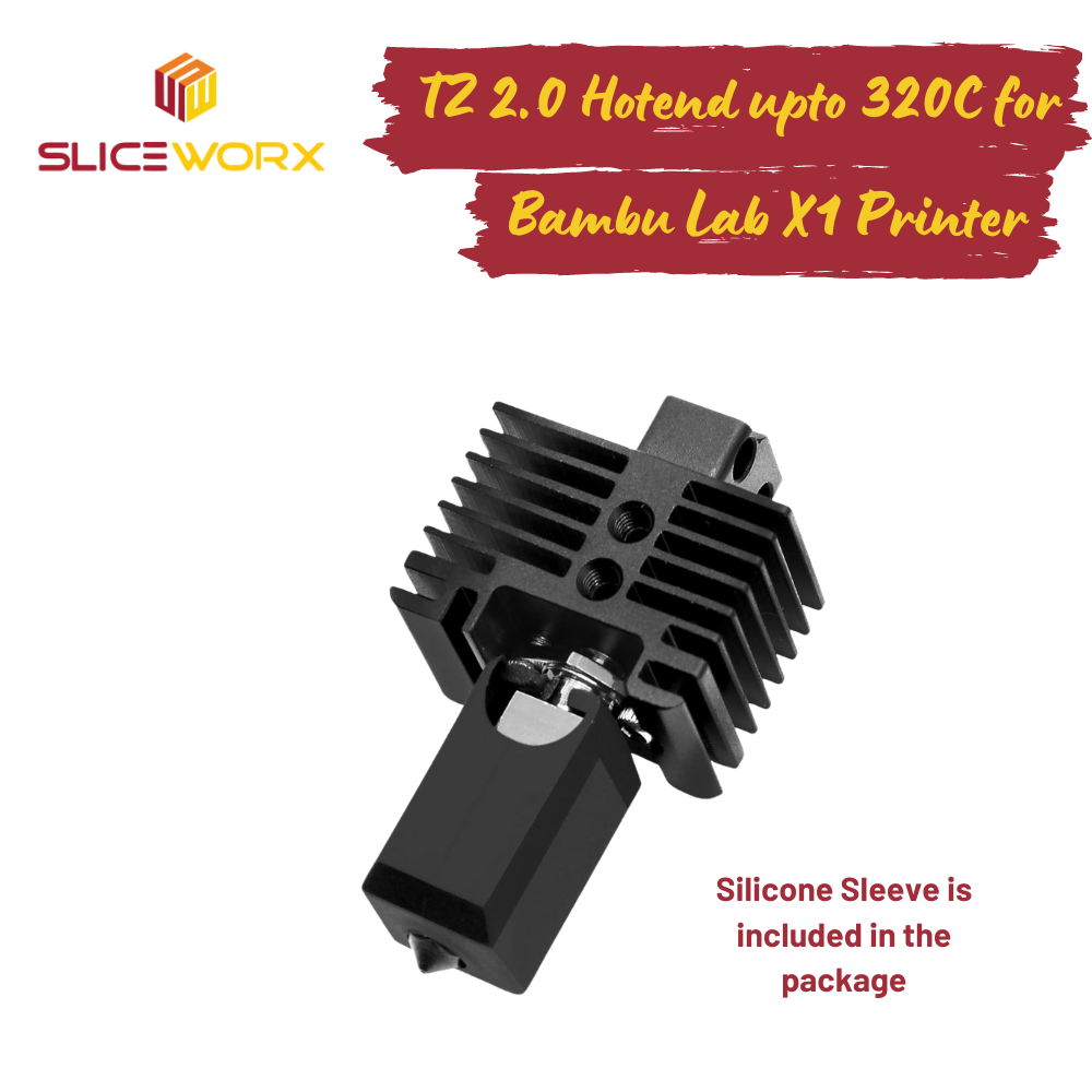 Bambulab CHT TZ 2.0 High Flow Hot End upto 320C for X1 and X1E