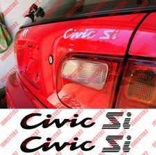 Honda Civic Hatchback Decal Rear Hatch Civic Si Sticker Ef Eg Ek Oem Size