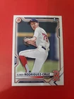 Elmer Rodriguez-Cruz 2021 Bowman Draft BD-37 paper base , Boston Red Sox