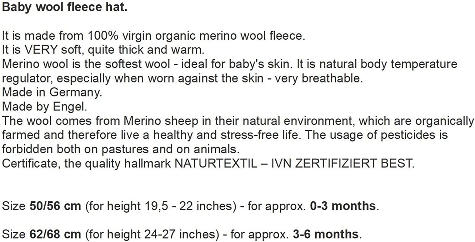 Thumbnail - Engel Baby Häubchen Wollfleece