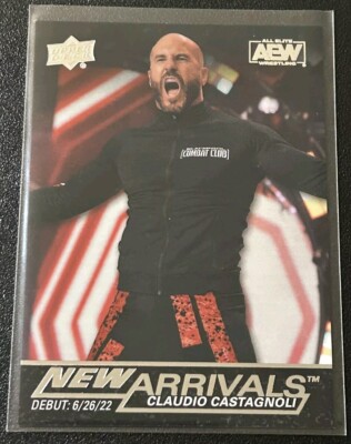 2022 Upper Deck AEW #3 New Arrivals Claudio Castagnoli BCC