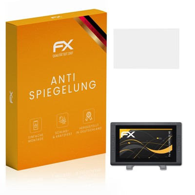 atFoliX 2x Panzerfolie für Wacom CINTIQ 22 HD Schutzfolie matt&stoßfest Folie
